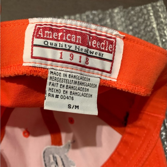 Vintage American Needle 90’s Detroit Tigers Baseball Cap Hat S/M New Rare Orange - Picture 5 of 5